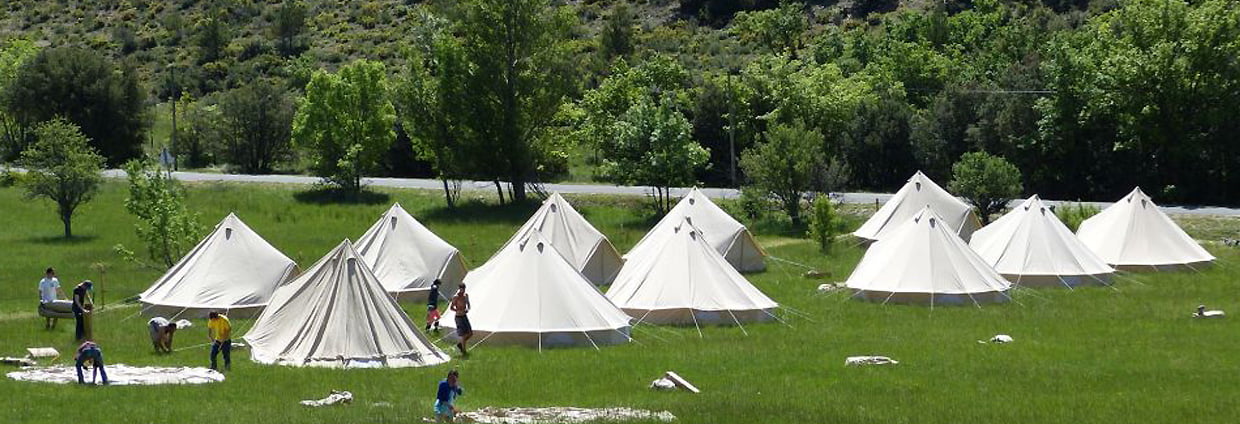 tente sibley camping